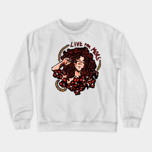 Live for More - Eo Red Rising Crewneck Sweatshirt